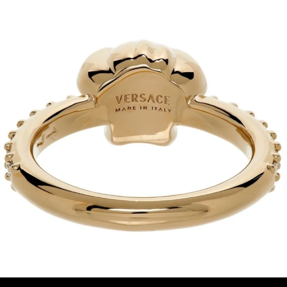Stunning Versace Ring (Light Gold/Crystal) - Picture 2 of 13